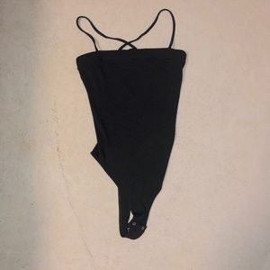 Black laced bodysuit